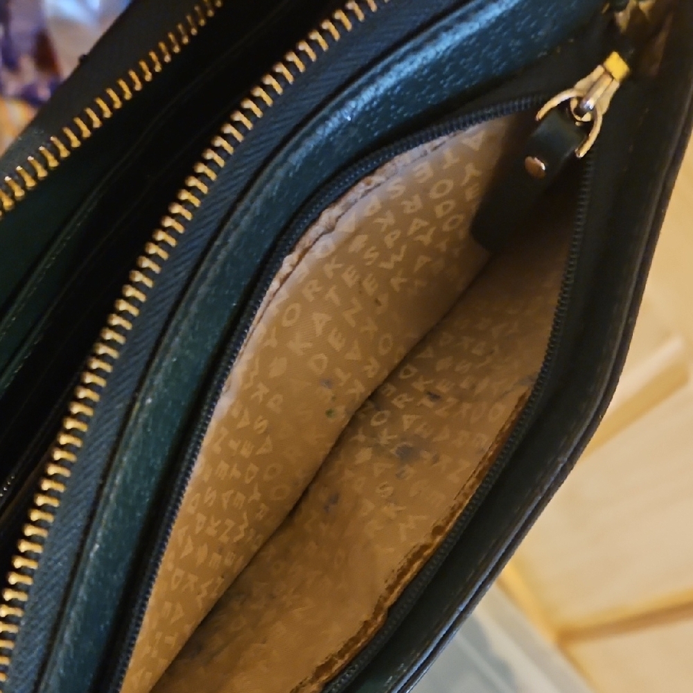 Kate Spade Dark Green Wristlet - Picture 4 of 4